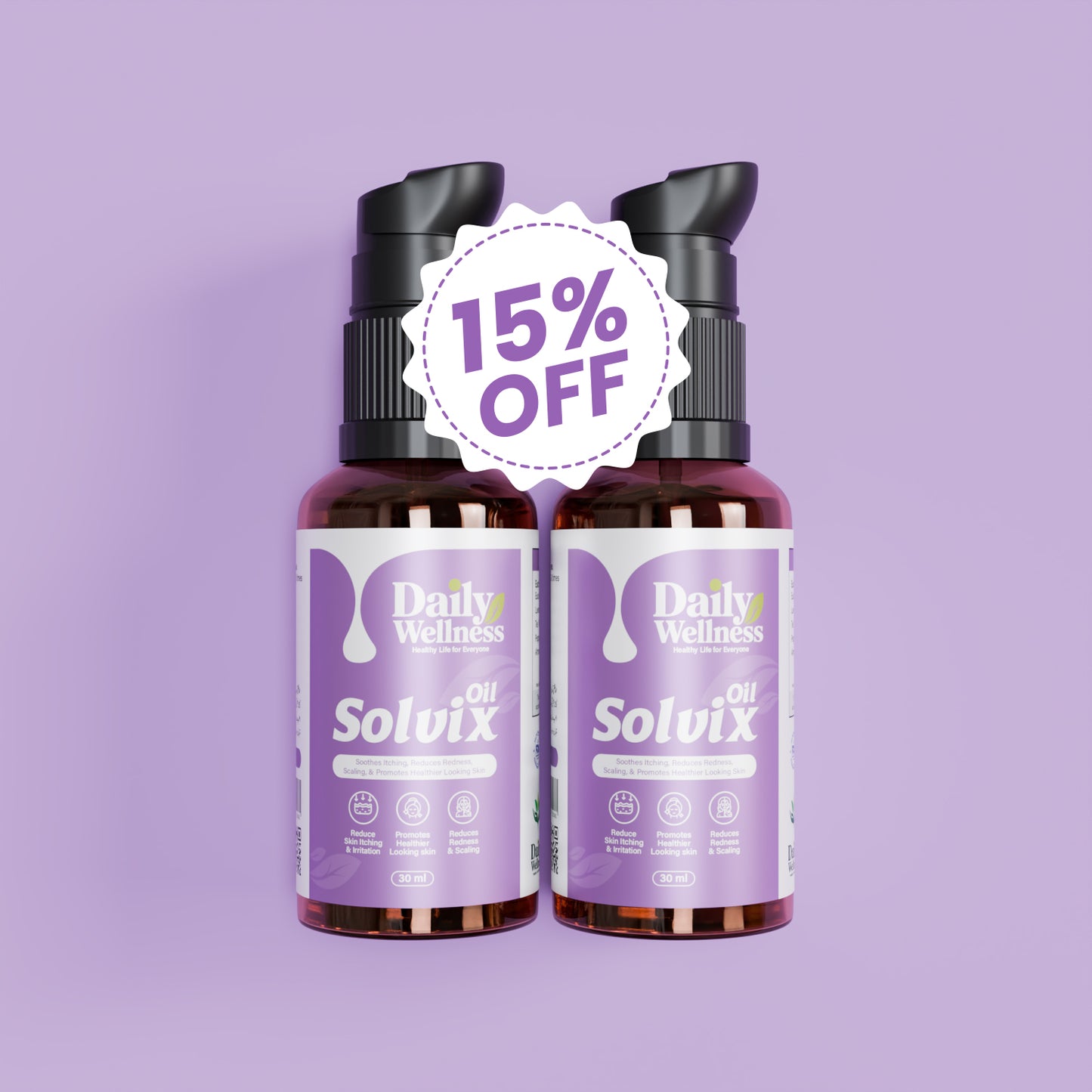 Solvix Oil (Best Oil For Sensitive Skin) (Buy 2 Get 15% OFF)